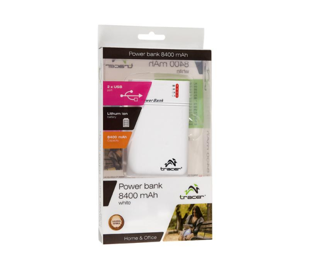 TRACER PowerBank Tracer 8400 mAh TRABAT44378 Bialy - 1392436 - zdjęcie 4